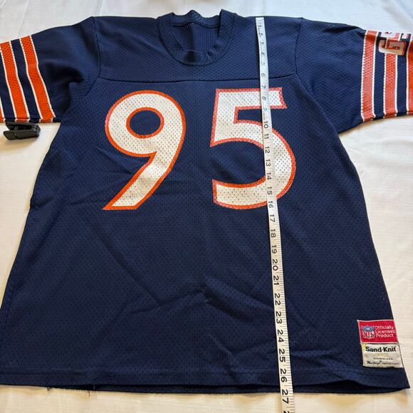 Sand-Knit MacGregor Chicago Bears Jersey 95 Richard Dent Vintage 80s L - Picture 6 of 6